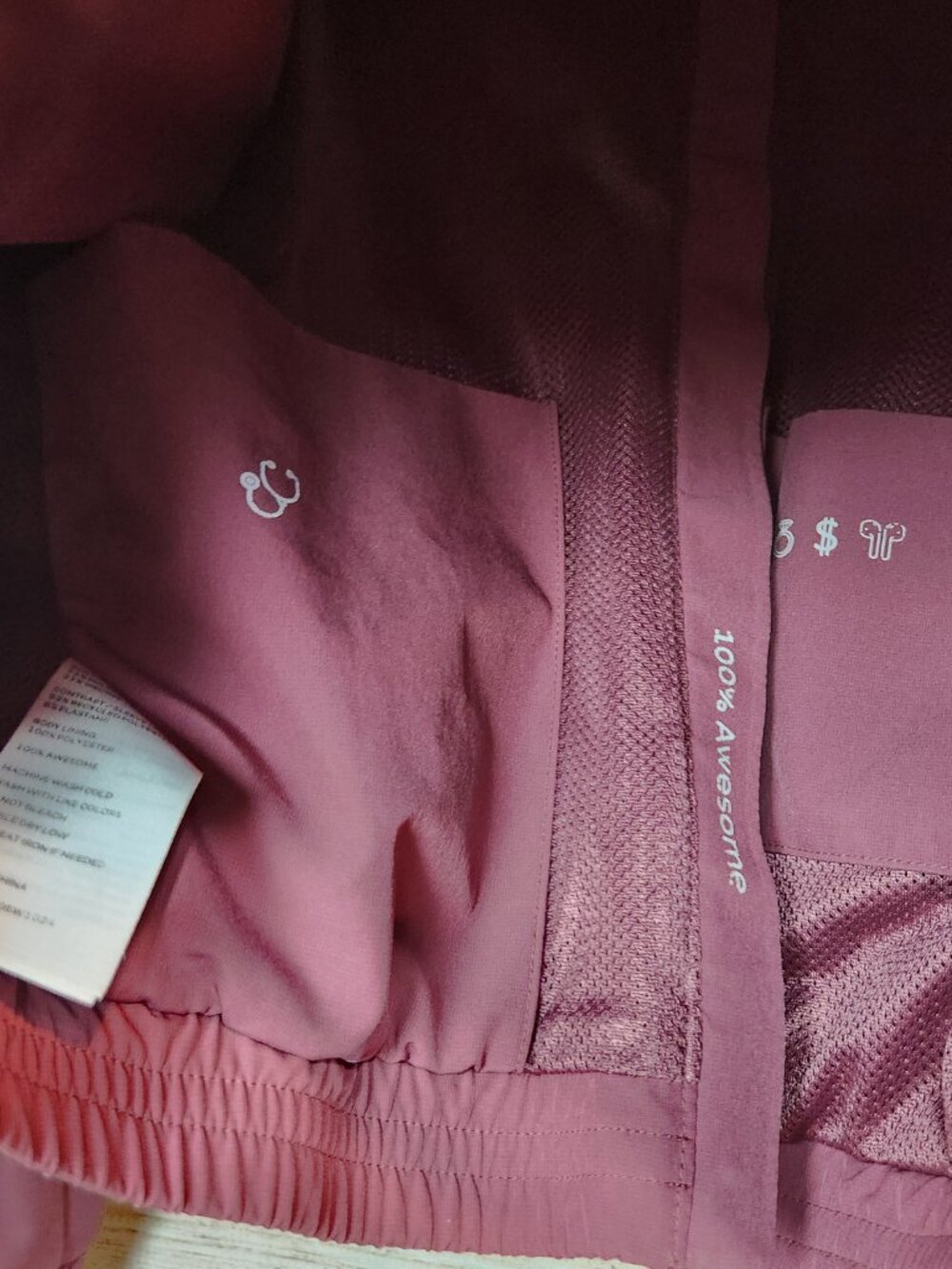 FIGS Women’s Purple Sydney Performance Scrub Jacket Size L Technical Collection - Picture 16 of 16